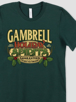 Holiday Spirits : Premium Printed T-Shirts