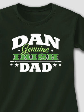 Irish Dad : Adult Ladies Fitted T-Shirt