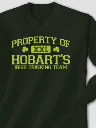 Irish Drinking Team : Printed Long Sleeves