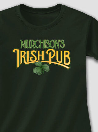 Irish Pub : Adult Ladies Fitted T-Shirt