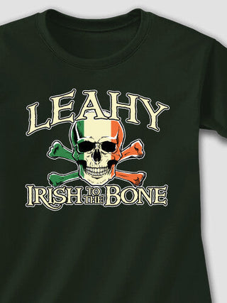 Irish to the Bone : Adult Ladies Fitted T-Shirt