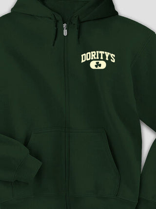 Irish Varsity : Embroidered Zip Hoodies