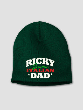 Italian Dad : Embroidered Beanies