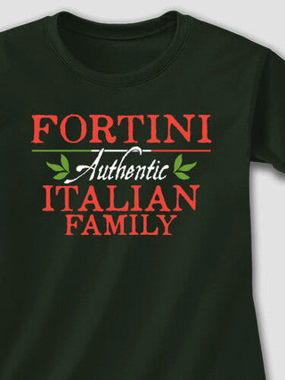 Italian Family : Adult Ladies Fitted T-Shirt