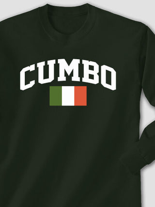 Italian Flag Varsity : Printed Long Sleeves