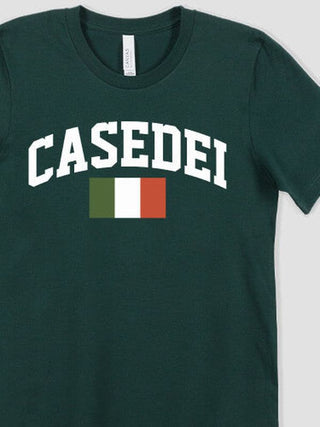 Italian Flag Varsity : Premium Printed T-Shirts