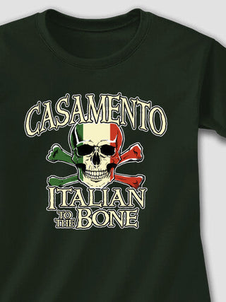 Italian to the Bone : Adult Ladies Fitted T-Shirt