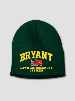 Lawn Enforcement : Embroidered Beanies