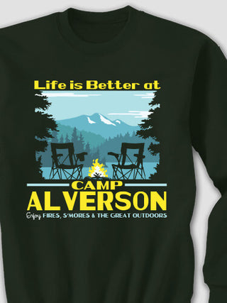 Life Is Better : Printed Sweatshirts