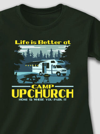 Life Is Better RV : Adult Ladies Fitted T-Shirt