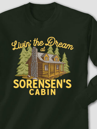 Livin' The Dream Cabin : Printed Long Sleeves
