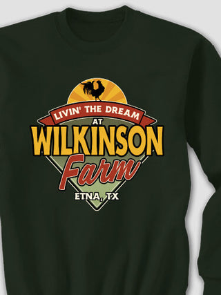 Livin' The Dream Farm : Printed Sweatshirts