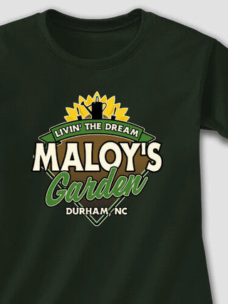 Livin' The Dream Garden : Adult Ladies Fitted T-Shirt