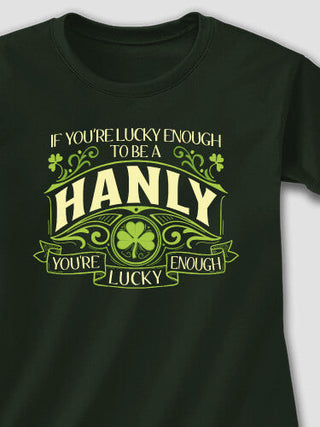 Lucky Enough : Adult Ladies Fitted T-Shirt