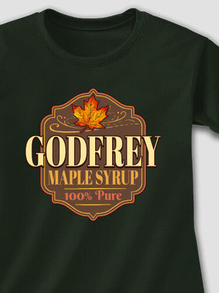 Maple Syrup : Adult Ladies Fitted T-Shirt