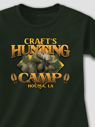 Moose Hunting Camp : Printed T-Shirts