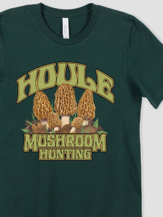 Mushroom Hunting : Premium Printed T-Shirts
