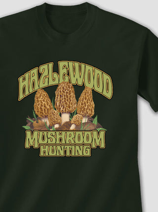 Mushroom Hunting : Printed T-Shirts