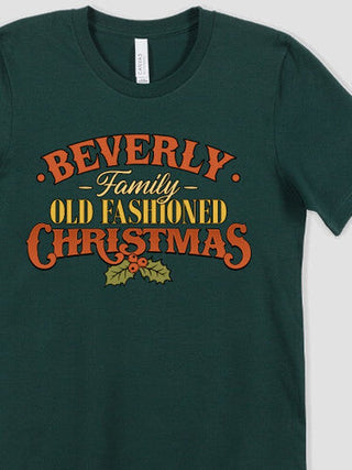 Old Fashioned Christmas : Premium Printed T-Shirts