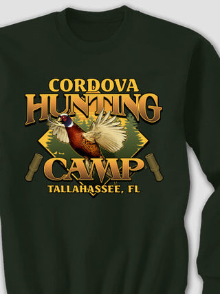 Pheasant Hunting Camp : Printed Sweatshirts