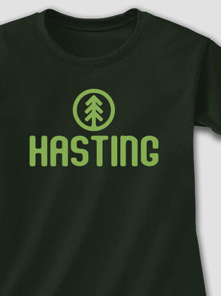 Pine Tree : Adult Ladies Fitted T-Shirt
