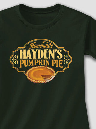 Pumpkin Pie : Adult Ladies Fitted T-Shirt