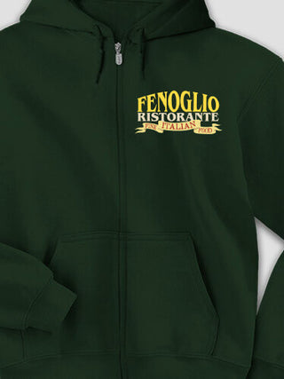 Ristorante : Embroidered Zip Hoodies