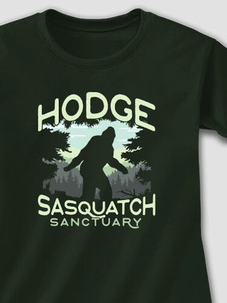 Sasquatch Sanctuary : Adult Ladies Fitted T-Shirt