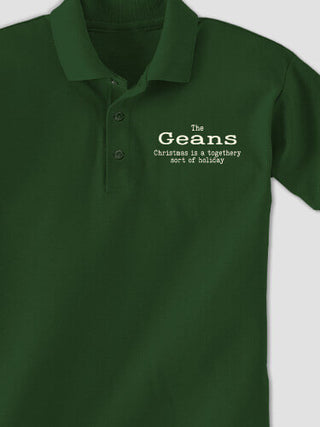 Togethery Holiday : Embroidered Polo Shirts
