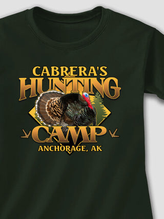 Turkey Hunting Camp : Printed T-Shirts