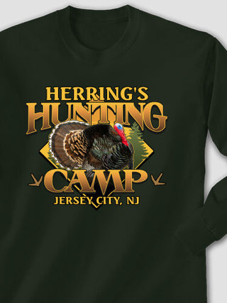 Turkey Hunting Camp : Printed Long Sleeves
