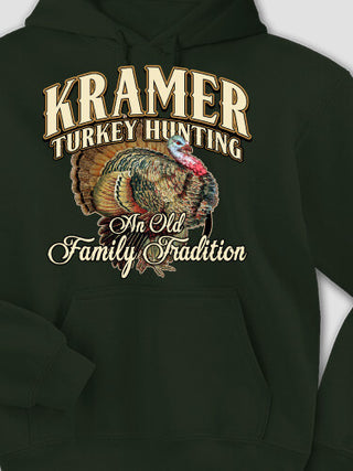 Turkey Hunting Family Tradition : Printed Hoodies