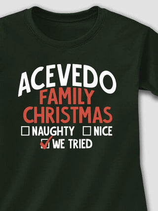 We Tried : Adult Ladies Fitted T-Shirt