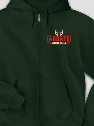 Whitetails : Embroidered Zip Hoodies