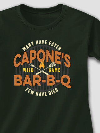 Wild Game Few Have Died BBQ : Adult Ladies Fitted T-Shirt