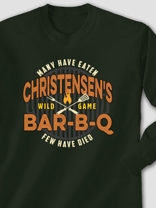 Wild Game Few Have Died BBQ : Printed Long Sleeves