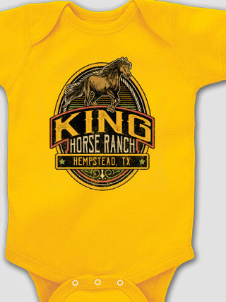 Classic Horse Ranch : Printed Baby Bodysuits
