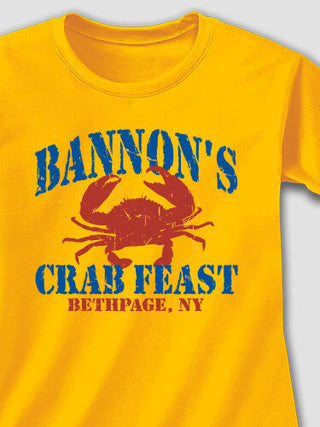 Crab Feast : Adult Ladies Fitted T-Shirt