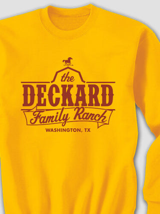 Family Ranch : Printed Sweatshirts