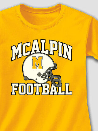 Football Helmet : Adult Ladies Fitted T-Shirt