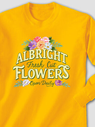 Fresh Cut Flowers : Printed Long Sleeves
