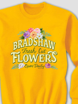 Fresh Cut Flowers : Printed Sweatshirts