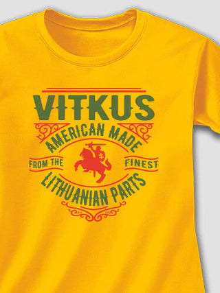 Lithuanian Parts : Adult Ladies Fitted T-Shirt