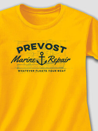 Marine Repair : Adult Ladies Fitted T-Shirt