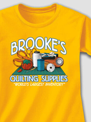 Quilting Supplies : Adult Ladies Fitted T-Shirt