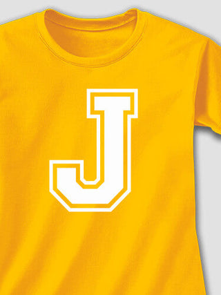 Varsity Letter : Adult Ladies Fitted T-Shirt