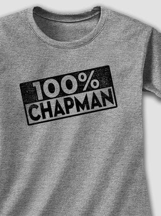 100 Percent : Adult Ladies Fitted T-Shirt