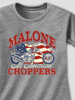 All American Choppers : Adult Ladies Fitted T-Shirt