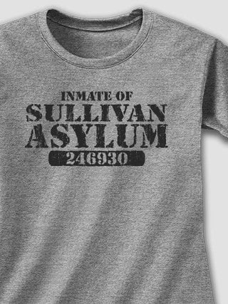 Asylum : Adult Ladies Fitted T-Shirt
