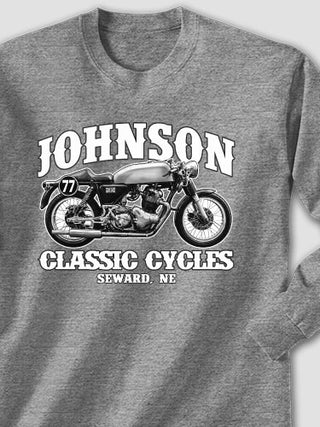 Classic Cycles : Printed Long Sleeves